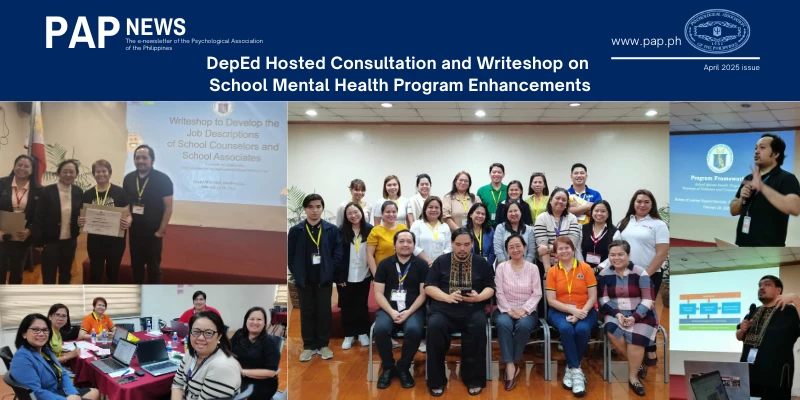 DepEd Hosted Consultation and Writeshop  on School Mental Health Program Enhancements
